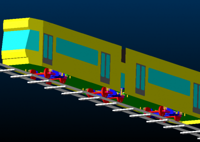 Vehicle modelling by VI-Rail